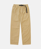 Gramicci chino Natural Dyed Gramicci Pant Straight Fit with a black belt against a light-tone background.
