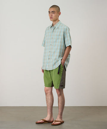 green dress shorts Gramicci Nylon Block Short Men Black XL