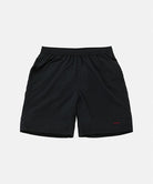 Black shorts on a light gray background