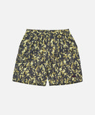 Camouflage shorts on a light gray background