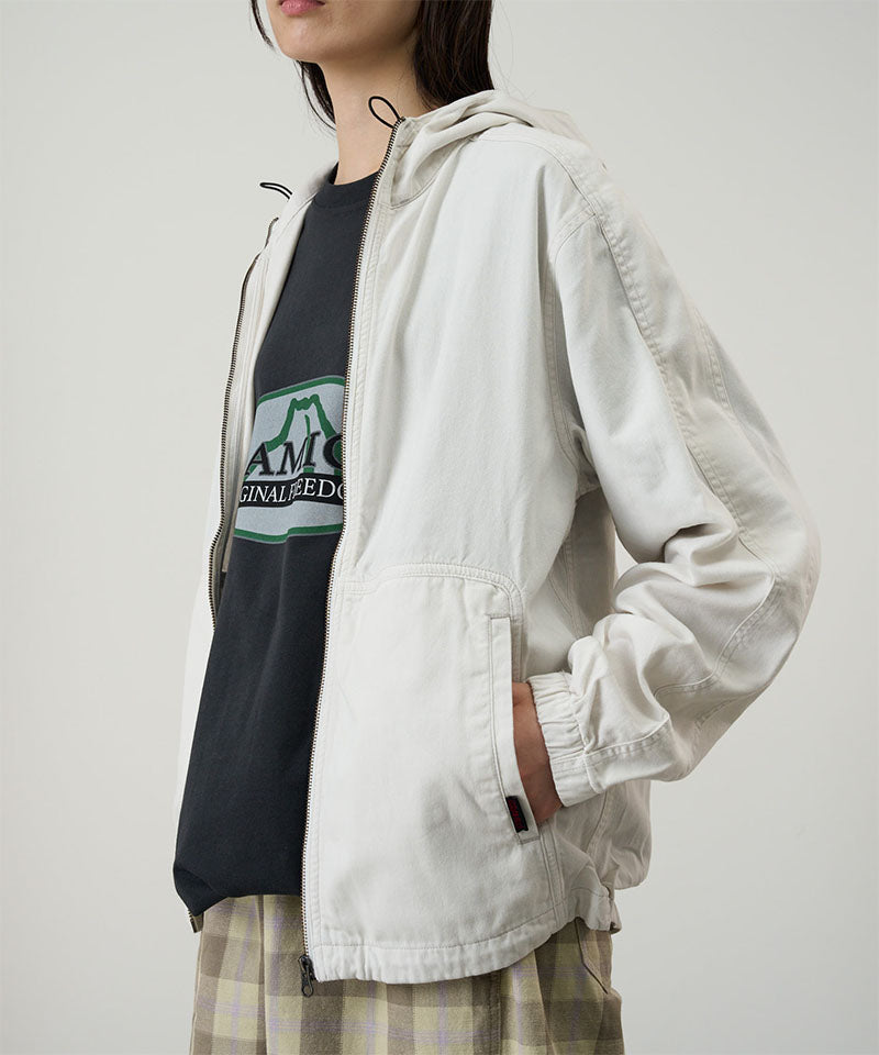 ジャケット・アウター shalom club gummy jacket melange Short hooded down jacket in technical fabric reversible ribbed rex