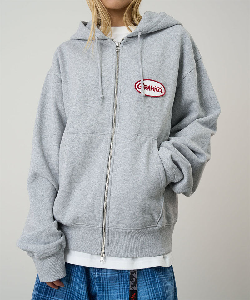 Oval Patch Zip Hooded Sweatshirt – Gramicci
