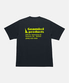 Gramicci vintage black G-Sail Tee with a yellow graphic against a light-tone background.