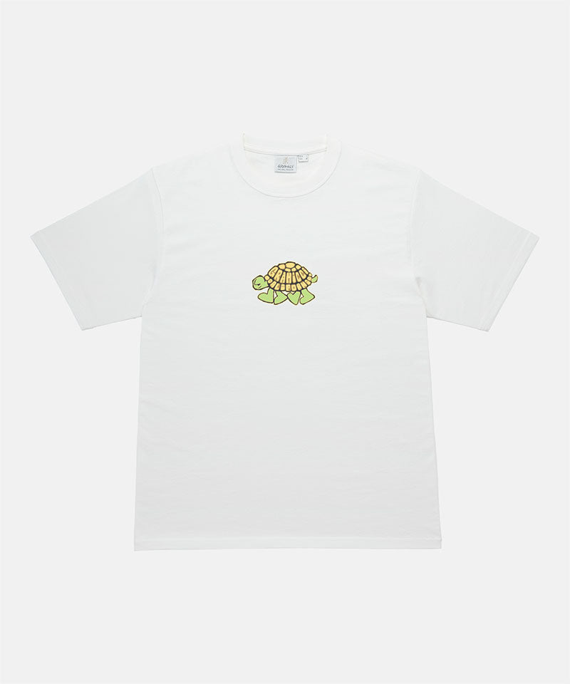 digne turtle shirt White ディニュ Turtle Tee – Gramicci