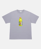 Gramicci lavender Quencher Tee with hydration drink graphic against a light tone background.