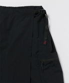 Close-up of Gramicci Guide Skort in the color black against a light-tone background.
