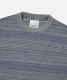 Gramicci & thisisneverthat Pattern Knit Crew Color: SAGE STRIPE