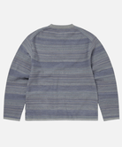 Gramicci & thisisneverthat Pattern Knit Crew Color: SAGE STRIPE