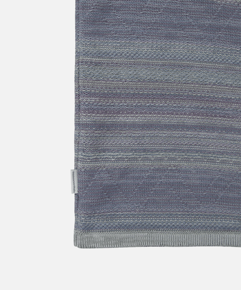 Gramicci & thisisneverthat Pattern Knit Crew Color: SAGE STRIPE
