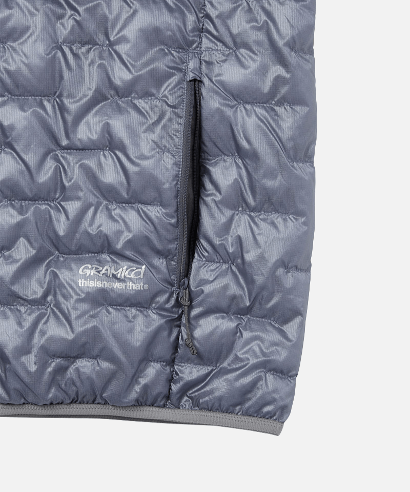 Gramicci & thisisneverthat PERTEX® Insulated Jacket Color: SLATE