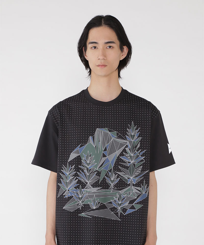GRAMICCI and wander Tシャツ GUT4-S3007 ブラック Gramicci x and wander Backprint Tee