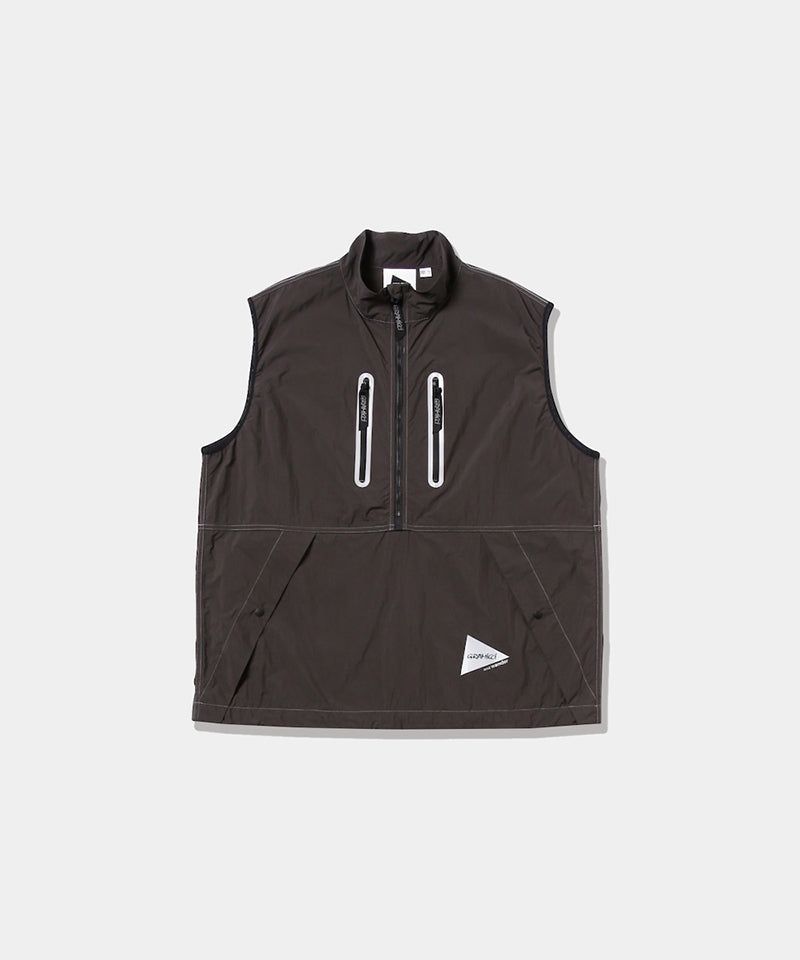 Gramicci Nylon Vest in Lemon Curated at Jake and Jones