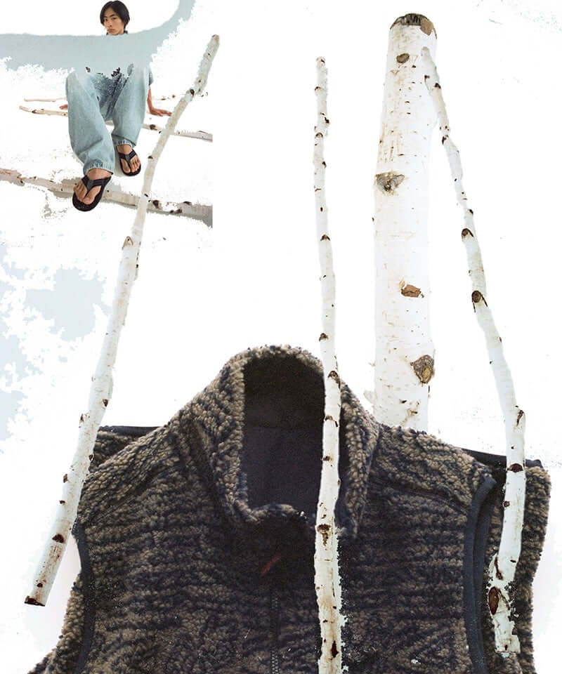 Gramiccic & thisisneverthat Reversible Fleece Vest