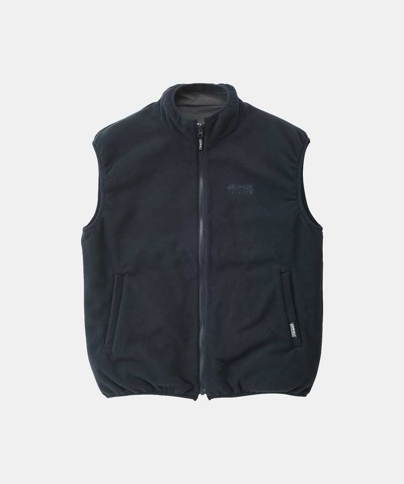 Lime & Navy Zip/Snap Fleece™ Vest - Puphazit