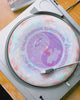 Video clip of a Gramicci frisbee on a turntable.