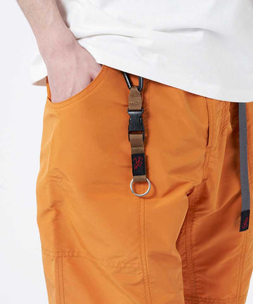 Vintage Japanese Style Mens Orange Cargo Pants Mens Orange/Black